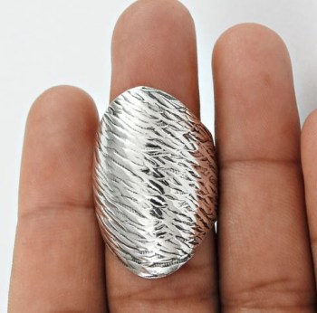 zilveren edelsteen ring 430